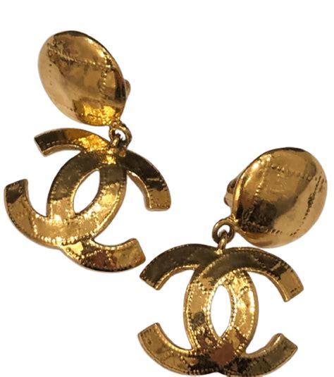 chanel 14k gold earrings|Chanel earrings the real.